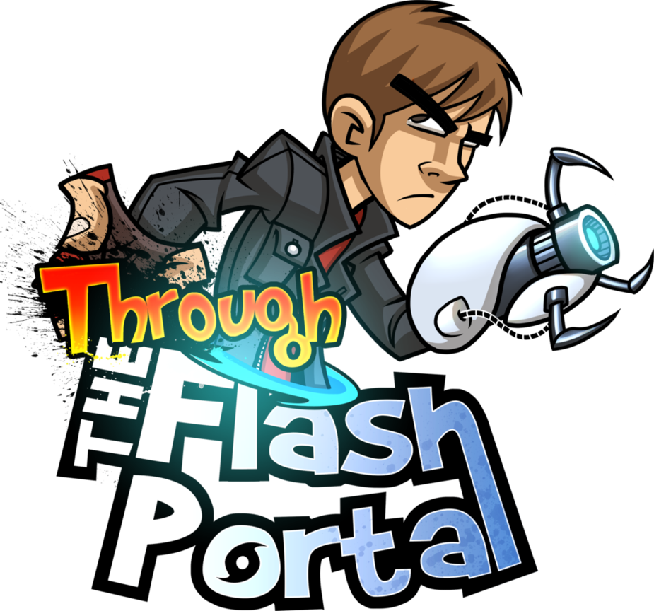 Through The Flash Portal By Marobot - Cartoon (925x864)