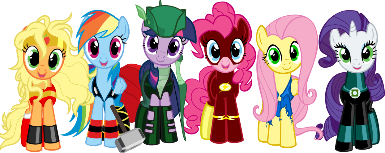 You Can Click Above To Reveal The Image Just This Once, - Mane 6 (1280x498)