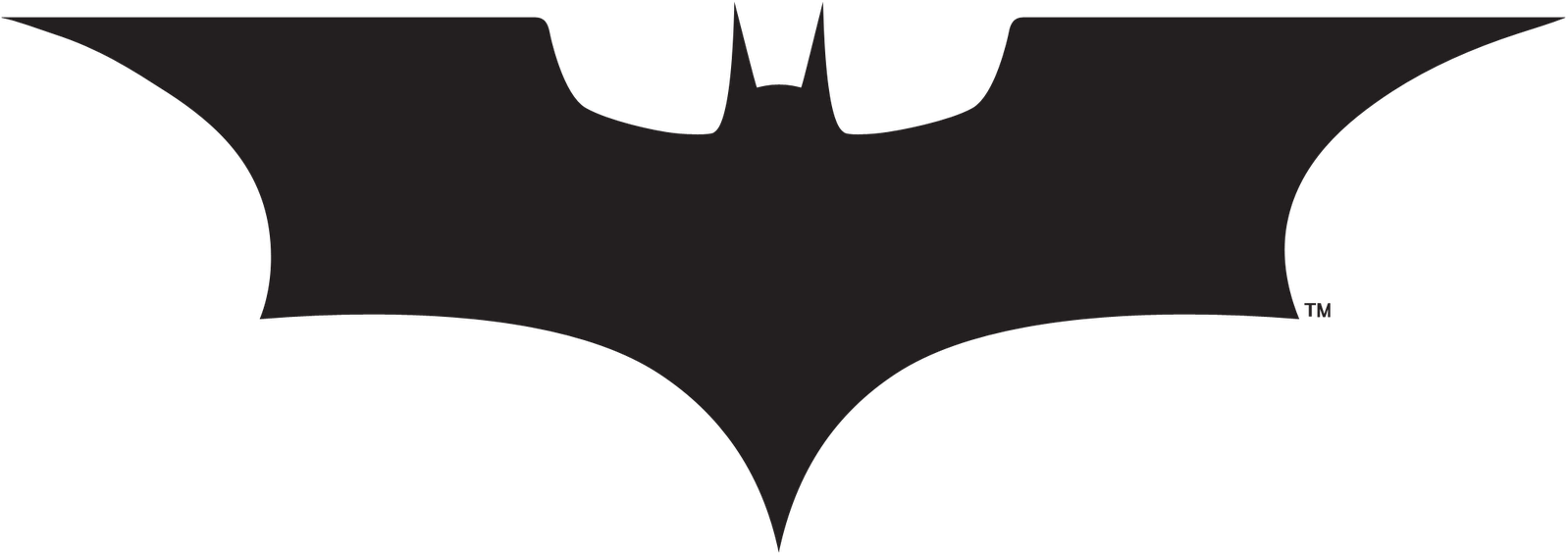 Batman The Flash Stencil Bat-signal Clip Art - Batman Png (1600x640)