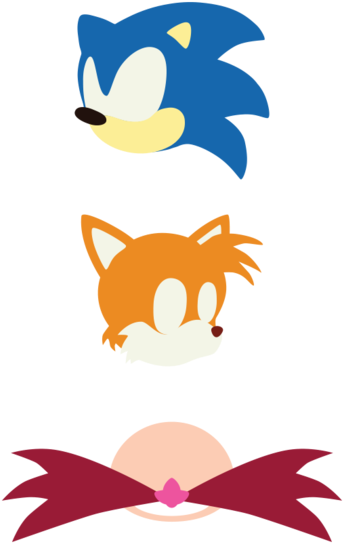 Check Out This Awesome 'minimalist Sonic Heads' Design - Sonic (630x630)