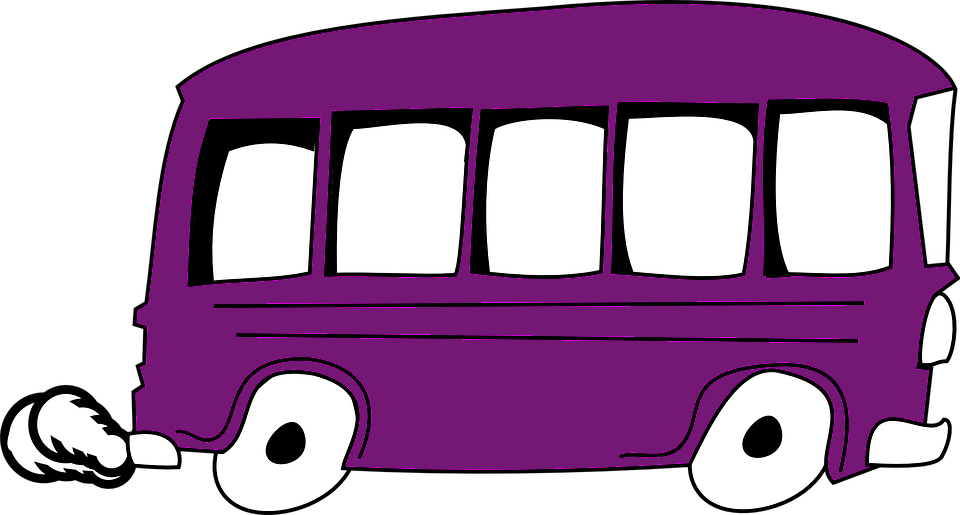 The Poetic Life - Bus Clip Art (960x515)