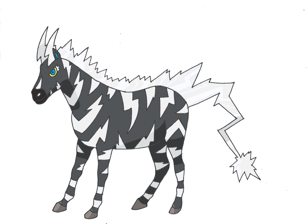 Zebstrika Draw Pokemon Random Generator By Birdconure - Random Pokemon To Draw (1048x762)