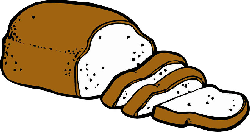 Bread, Wine, Church, Communion, Last Supper - Bread Clipart (800x425)