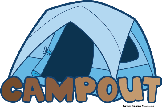 Free Camping Clipart - Campout Clipart (526x347)