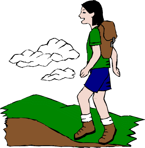 Hiking Clipart - - Hiking Clip Art (468x480)