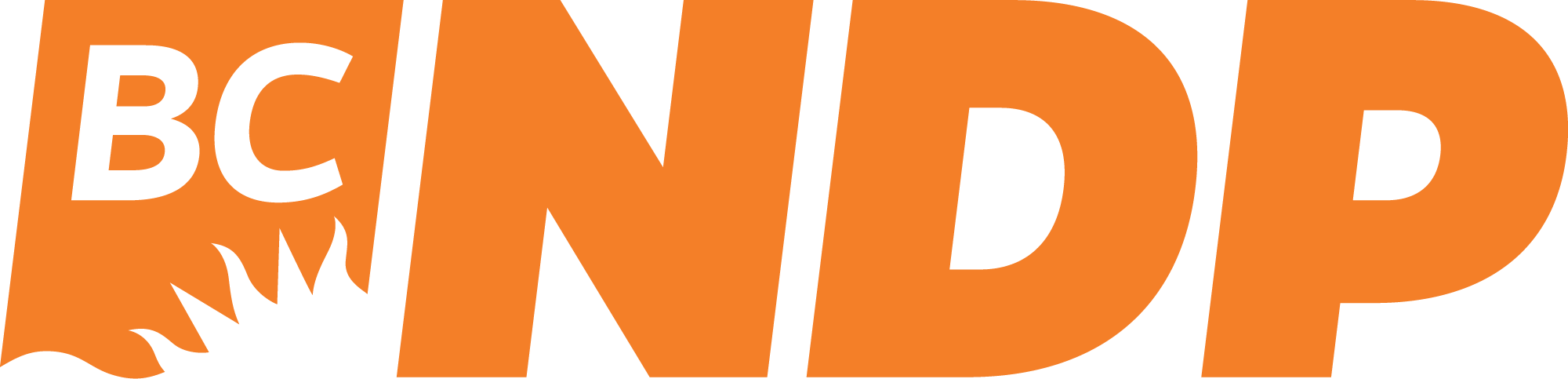Examining The Bc Ndp Budget Impacts On The Housing - Bc Ndp Party Logo (2000x483)
