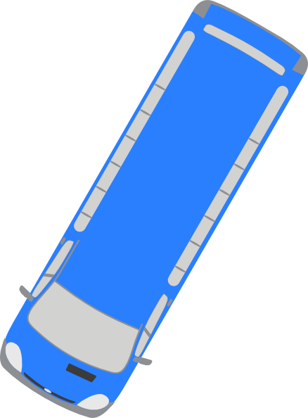 Blue - Bus - Stop - Sign - Bus (438x594)