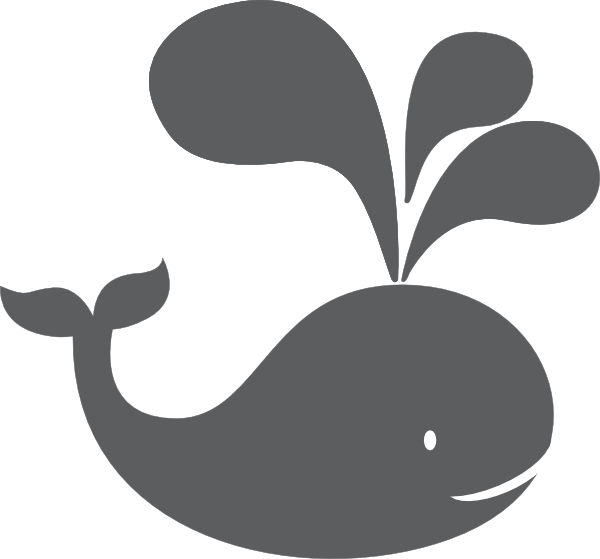 This Free Clip Arts Design Of Gray Whale - Ballena Para Baby Shower (600x559)
