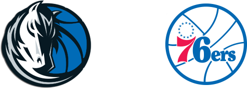 The Fast Break - Philadelphia 76ers Logo Png (556x218)