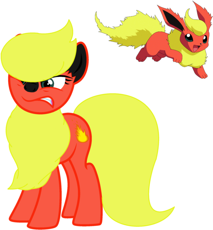 Bayle Sizzle Flareon By Duskstripe87 - Покемон Гоу Лис (956x835)