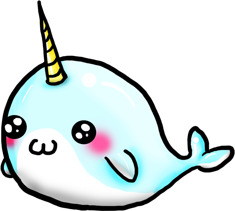 Monodon Monoceros On Emaze - Narwhal Cartoon (1005x795)