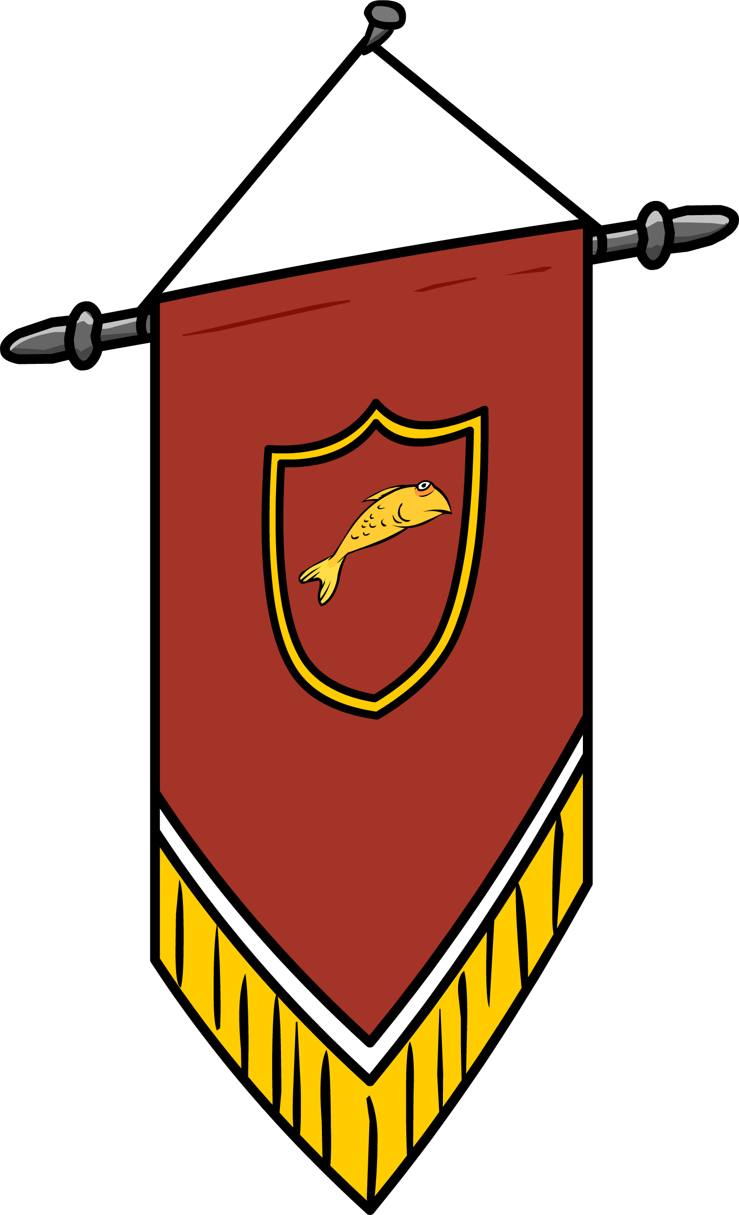 Medieval Banner Sprite 001 - Medieval Banner (1515x2491)