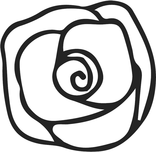 Blooming Rose Rubber Stamp - Olympic Rings (600x600)