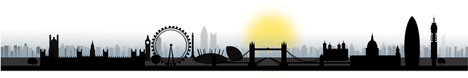 London Silhouette Skyline City London Lond - London City Skyline Vector (680x340)