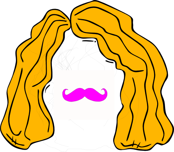 Wig - Clipart - Wig Clip Art (600x525)