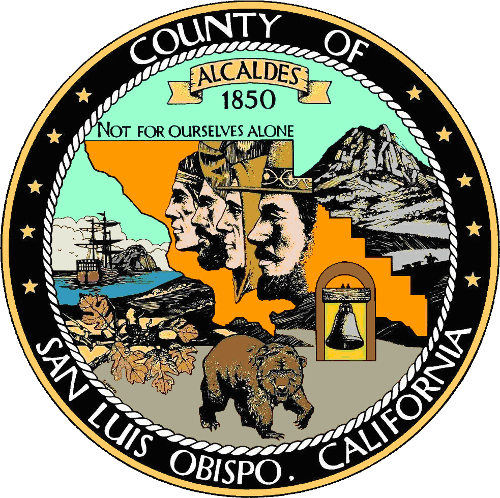 Official Seal Of San Luis Obispo County - San Luis Obispo County Seal (983x980)