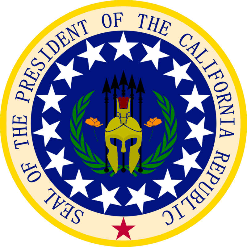 Presidential Seal Of California By Mobiyuz - Flag: World Meteorological Organization (800x800)