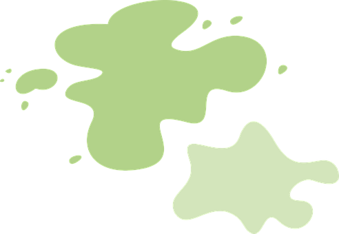 Task Green Splash Painting Liquid Task Tas - Pee Png (492x340)