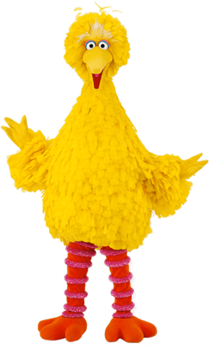 Sesame Street Big Bird Elmo Cookie Monster Abby Cadabby - Orange And Pink Striped Tights (325x525)