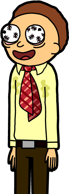 Ant In My Eyes Morty - Rick And Morty Hawaii (300x650)