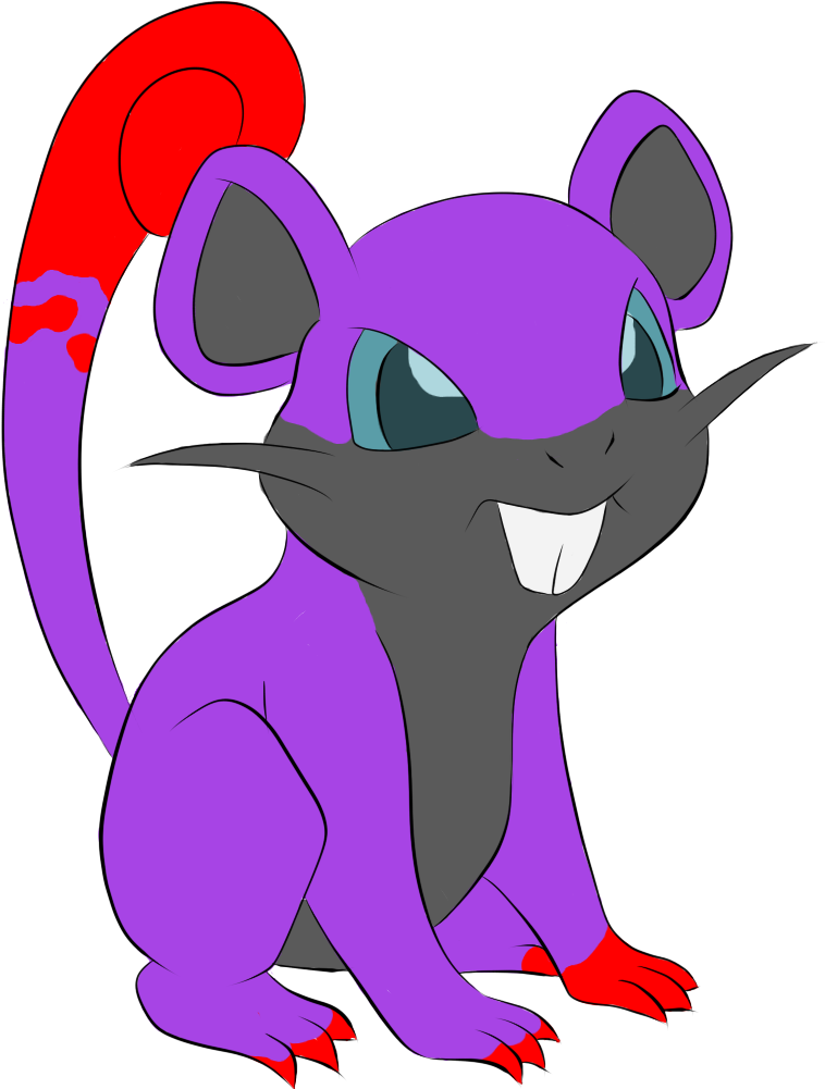 Rattata Meh By Stoned-morty2 - Cartoon (769x1000)