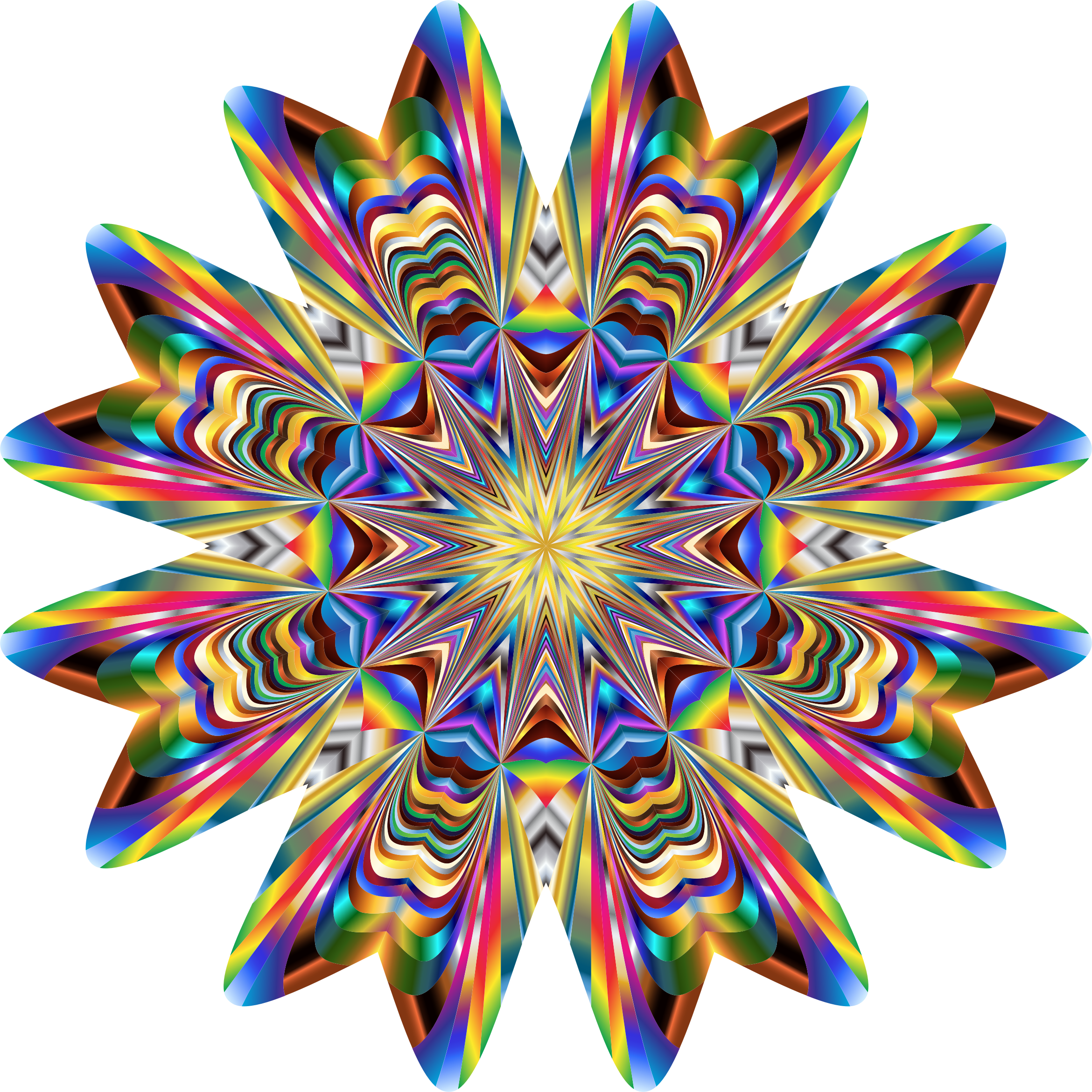 Depressed Clown - Fractal Art (2340x2340)