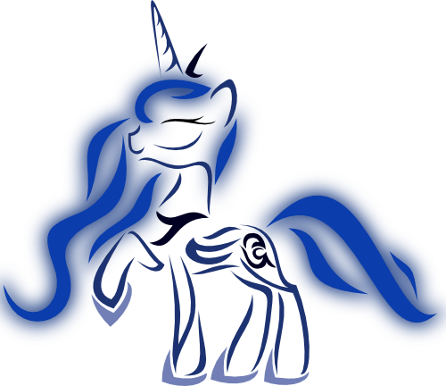 #107, Eyes Closed, Princess Luna, Raised Hoof, Safe, - My Little Pony Coloring Pages With Princess Luna (500x432)