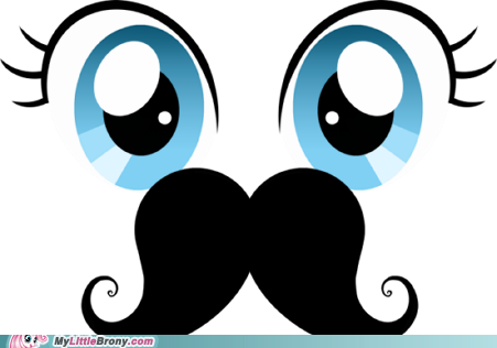 Question Mustache Beard - Little Pony Friendship Is Magic (451x316)