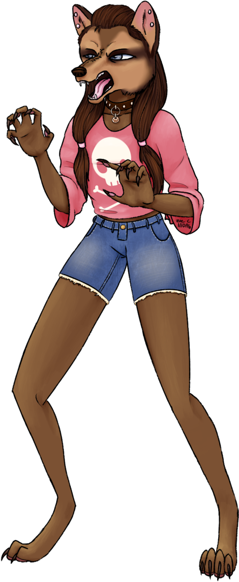 Adult Winnie By Thebigredbutton123 On Deviantart - Hotel Transylvania Winnie X Dennis (661x1208)