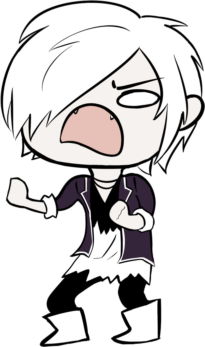 “small Transparent Subaru Ready To Fight His Entire - Cartoon (1280x1537)