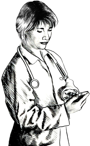 Drawn Wolfman Hard - Nursing (364x585)