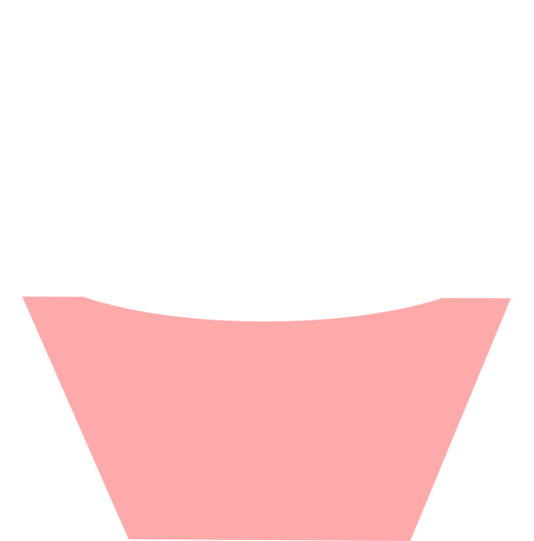 Free Cupcake Vector Black And White - Cupcake White Png (594x601)