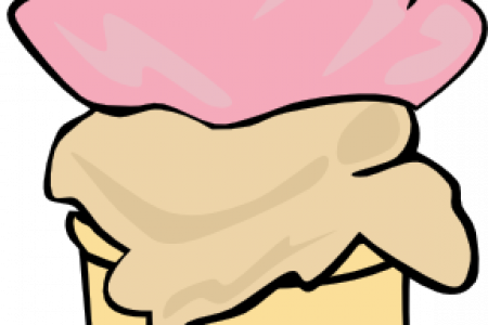 Pin 3 Scoop Ice Cream Cone Clip Art - Ice Cream Cone Clip Art (450x300)