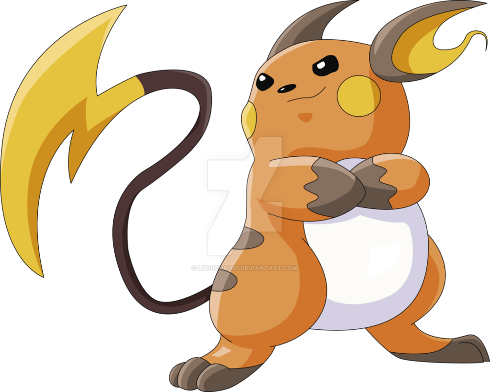 Raichu By Luigicuau10 - Raichu And Pikachu (999x800)