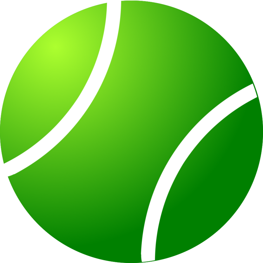 Simple Green Tennis Ball Png Image - Portable Network Graphics (900x902)