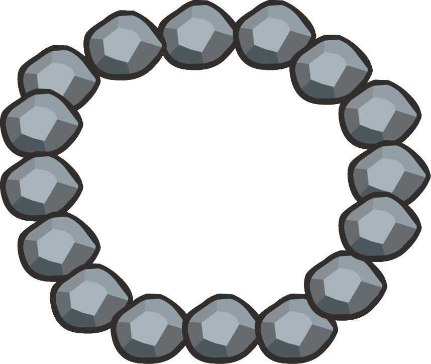 Stone Necklace Icon - Bead (858x724)