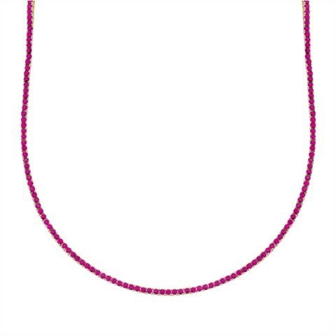 Perfect Ruby Collar Tennis Necklace - Collar (480x480)
