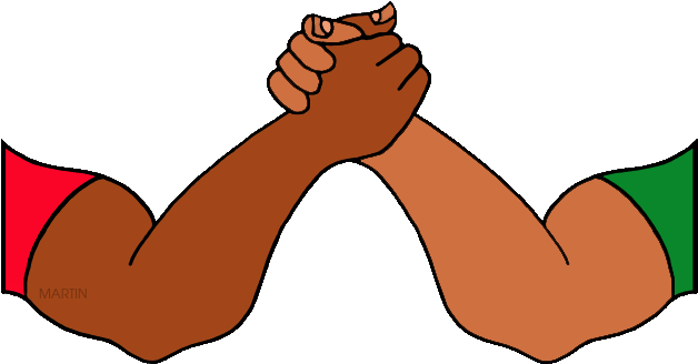 Arm Wrestling Clipart - Arm Wrestle Clip Art (648x347)