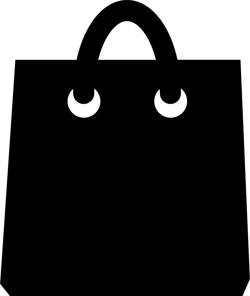Black Shopping Bag Tool Comments - Black Shopping Bag Png (828x980)