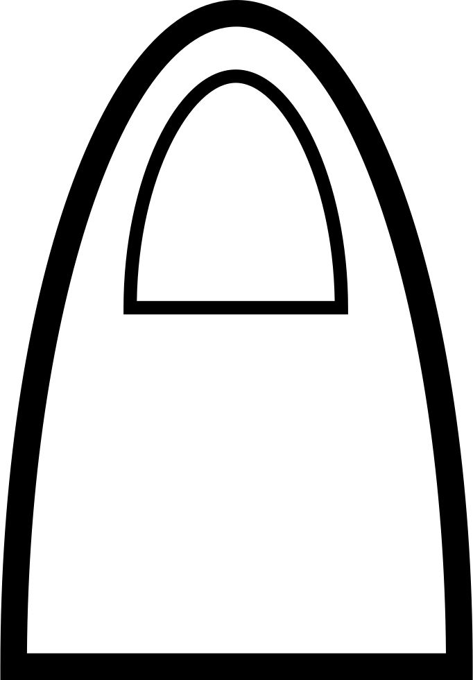 Shopping Bag Of Feminine Design Shape Outline Comments - Shopping Bag Of Feminine Design Shape Outline Comments (682x980)