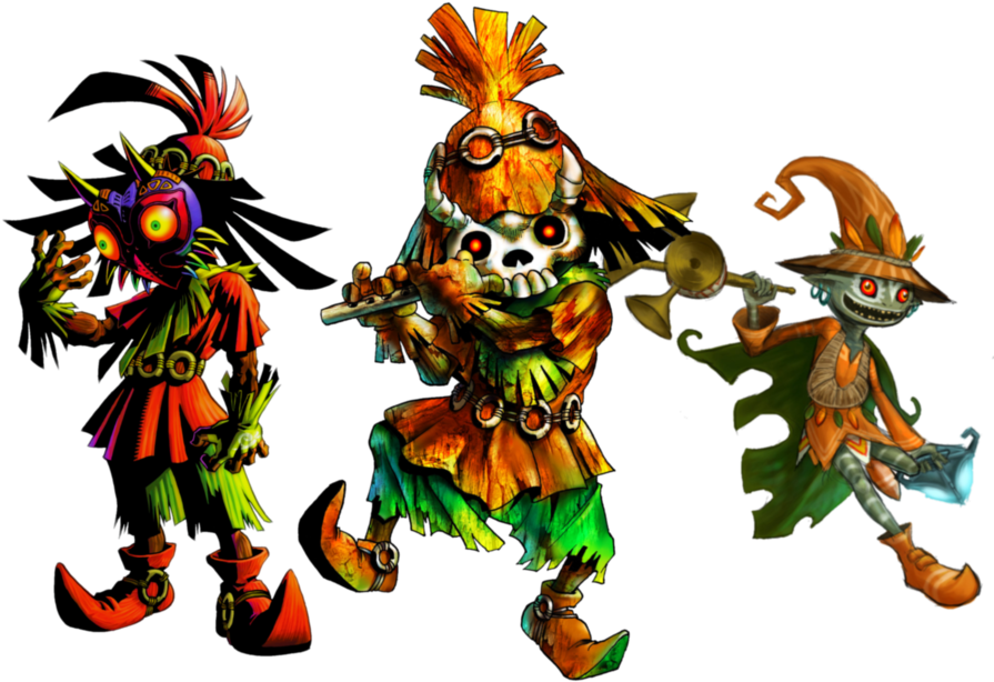 More Like Skull Kid Mask By Mystyqe - Skull Kid Ocarina Of Time (900x776)