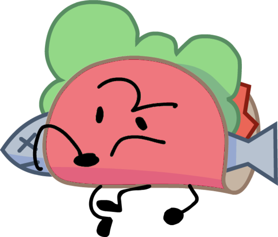Taco Ef777e - Battle For Dream Island Taco (562x480)