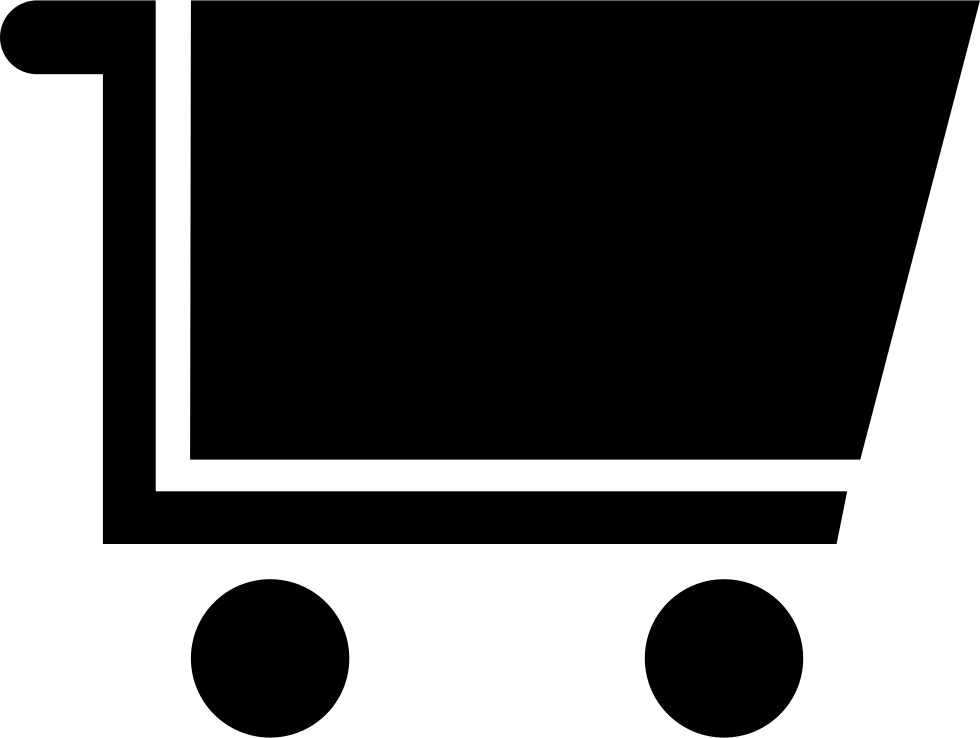 Shopping Cart Black Silhouette Comments - Scalable Vector Graphics (980x738)