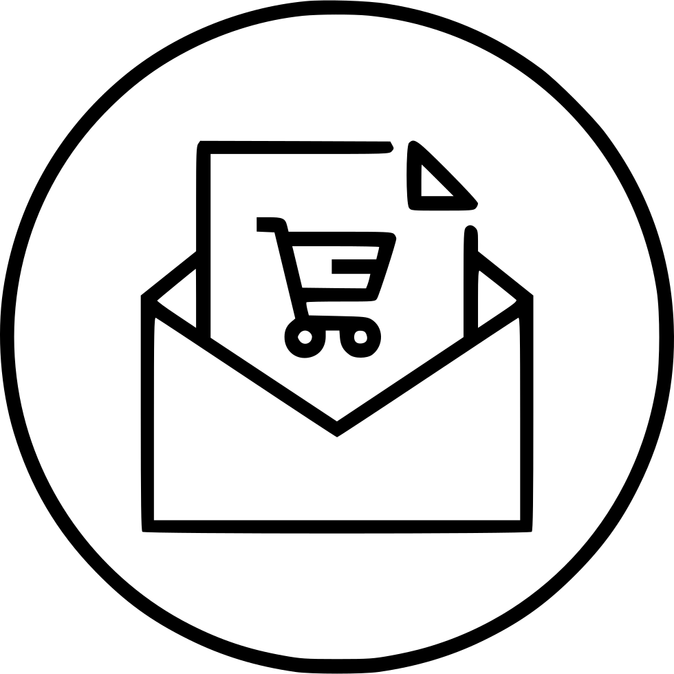 Email Shop Shopping Online Message Offer Comments - Email Icon (980x980)