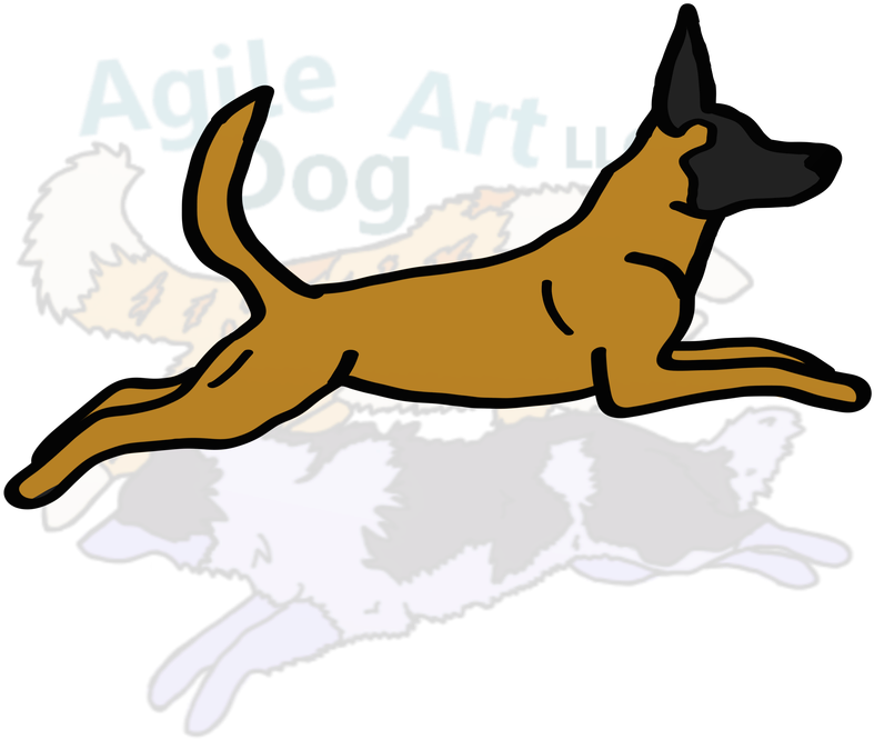 Picture - Belgian Malinois Line Art (800x800)