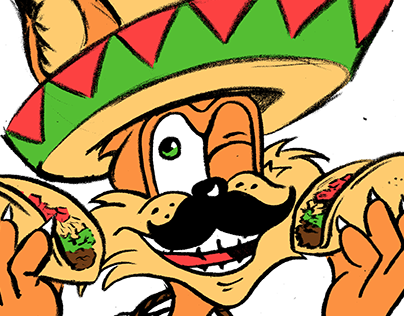Is It Taco Tuesday Yet - Cartoon (404x316)