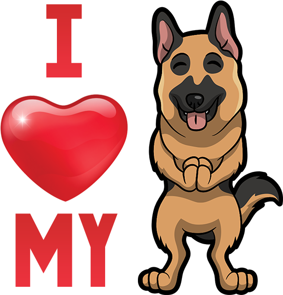 German Shepherd Emoji & Sticker Messages Sticker-7 - Sticker (618x618)