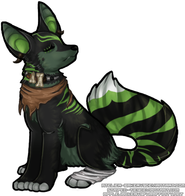 "udiya Chibi" Crowflyalisa Commission By Derais - Dog Catches Something (420x420)