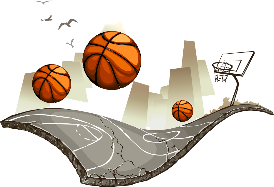Basketball Court Stock Photography Illustration - Basketball Pitch Vector (931x635)