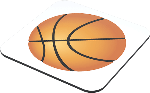Basketball Coaster - Basketball Moves (500x500)